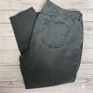 Sonoma Goods For Life Women's Gray Skinny Ankle Jeans Stretchy Size 16PS